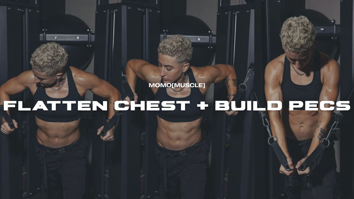 Morgan doing a chest exercise