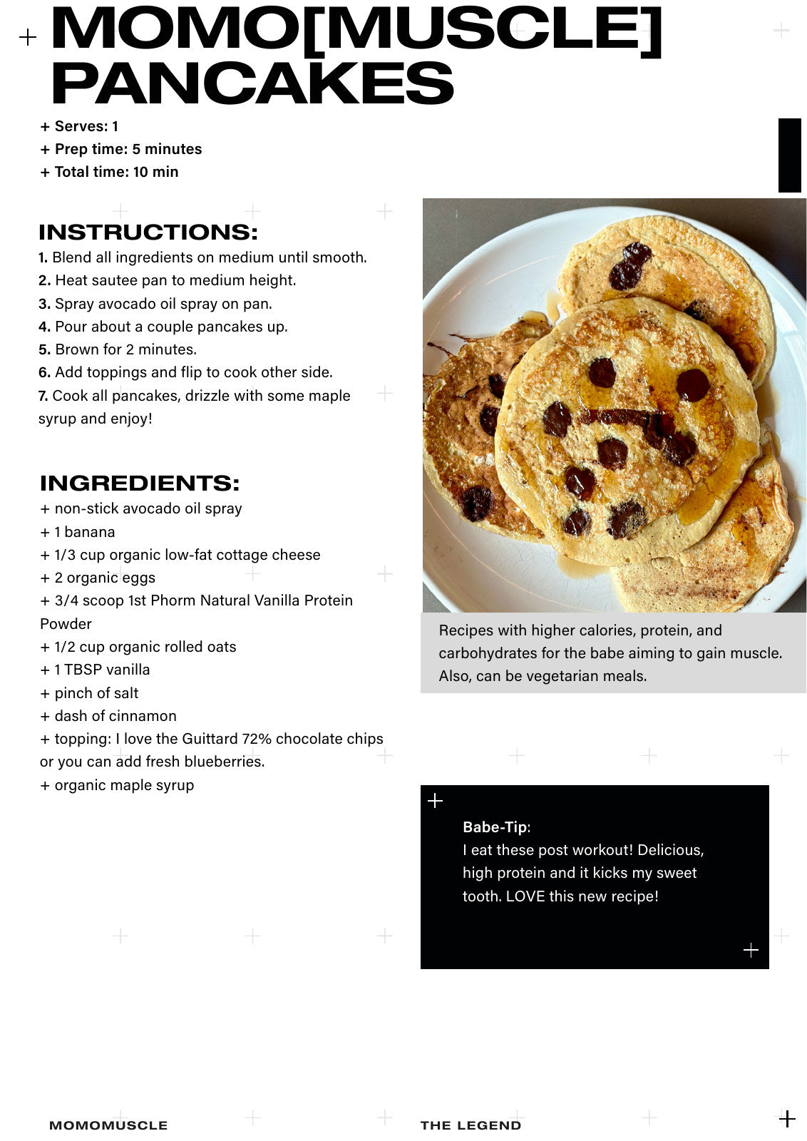 The Legend Program · page 189 · pancakes from the guide