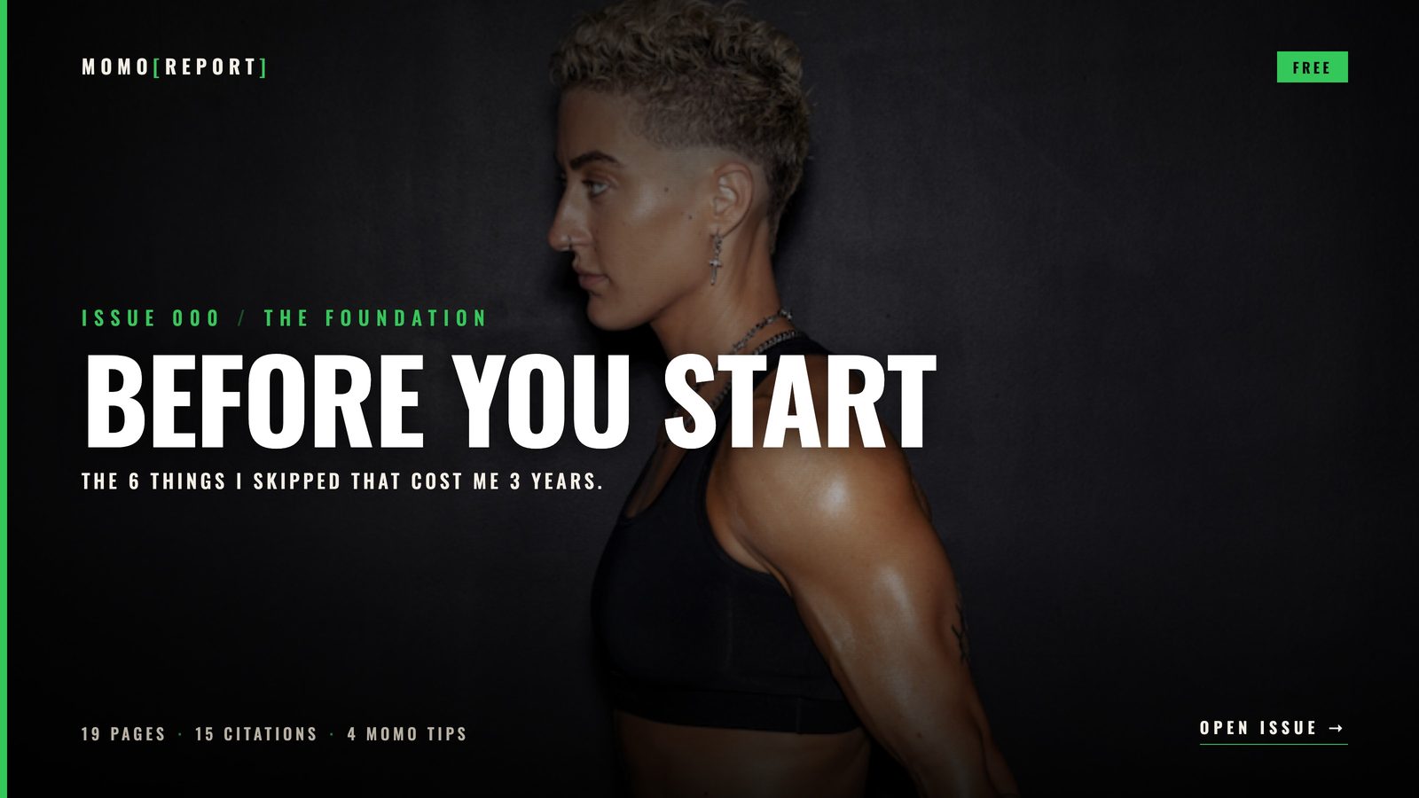 Issue 000 — Before You Start