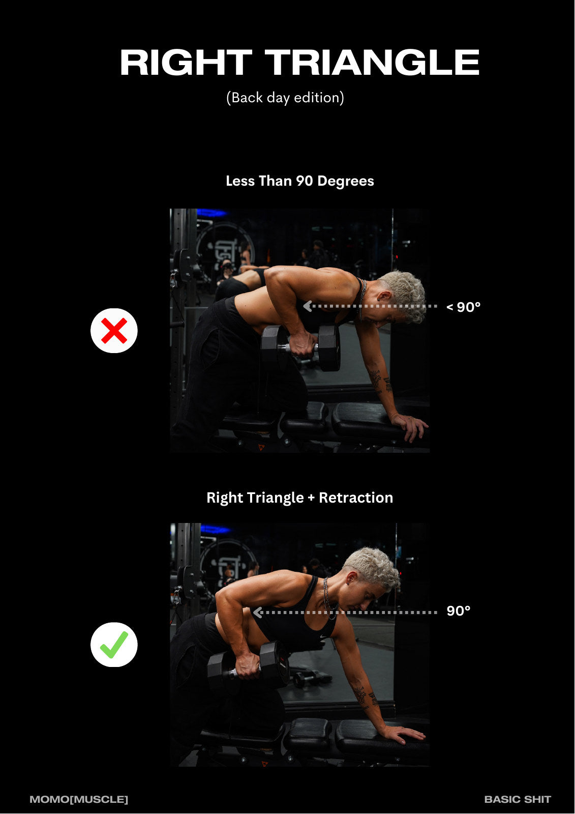 perfect form: the elbow angle for back day